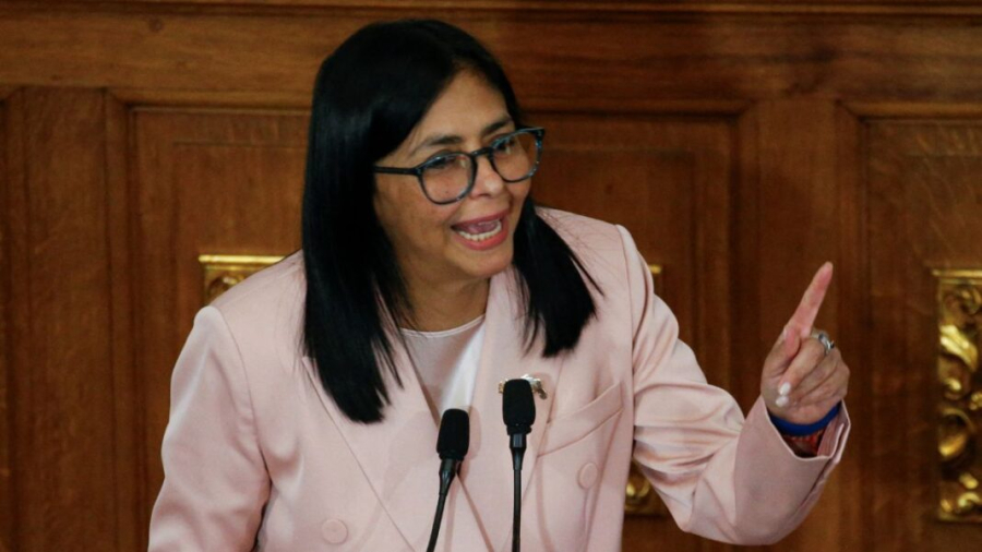 Delcy Rodríguez, vice-presidente venezuelana,  exige 