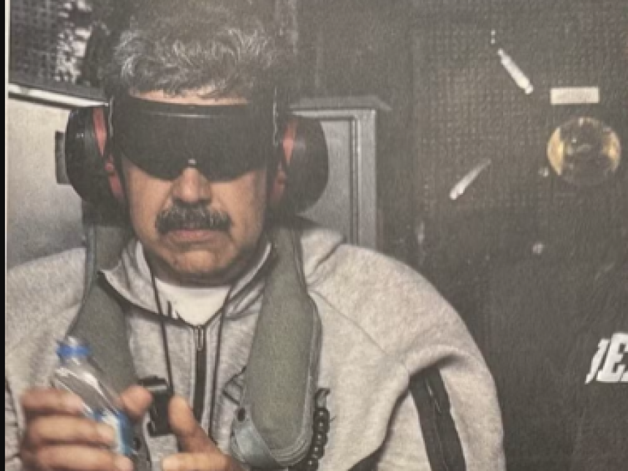 Trump divulga primeira foto de Nicolás Maduro após captura