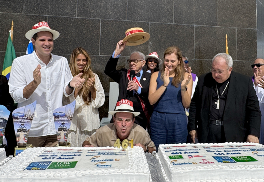 Cidade do Rio de Janeiro comemora 461 anos com missa no Cristo Redentor