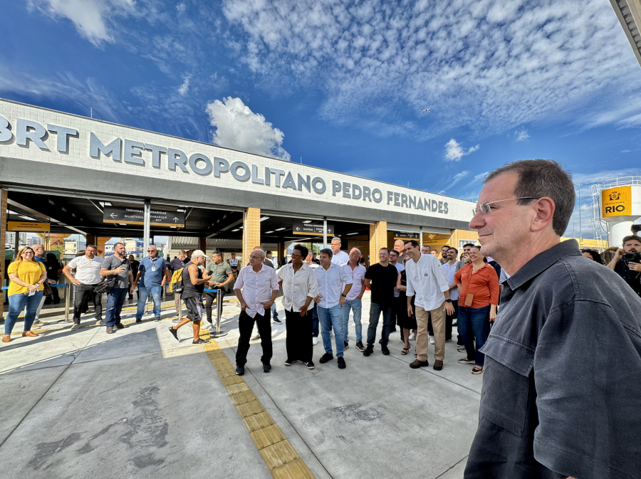 Prefeitura do Rio inaugura Terminal BRT Metropolitano Pedro Fernandes, em Irajá
