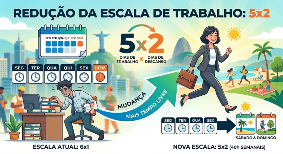 PEC da Jornada 5x2 é aprovada na Câmara; saiba o que muda para o empreendedor da Zona Oeste