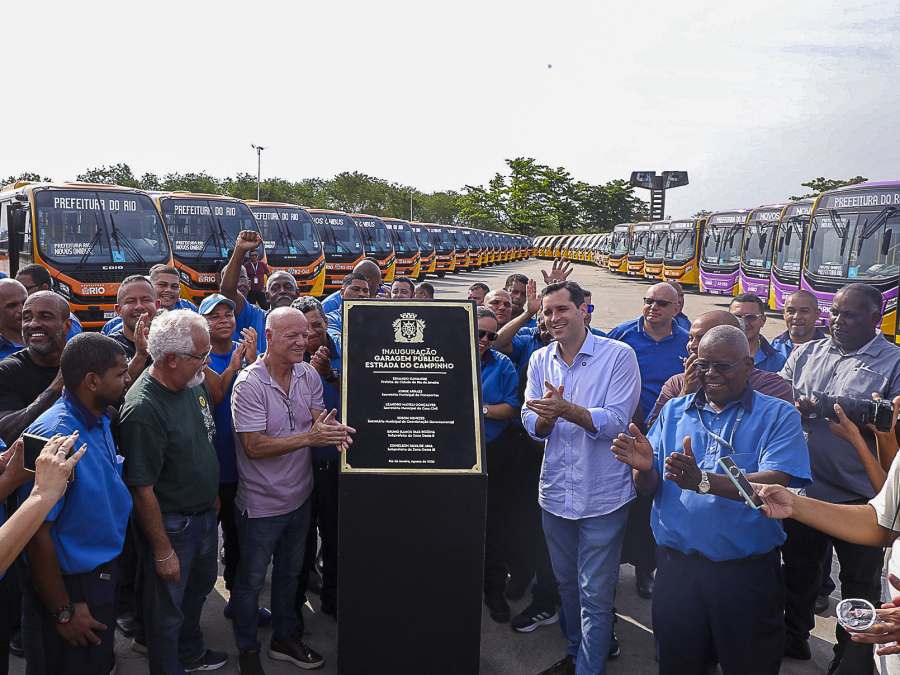 Prefeitura do Rio entrega novos ônibus do Sistema RIO e inaugura nova garagem pública em Campo Grande*