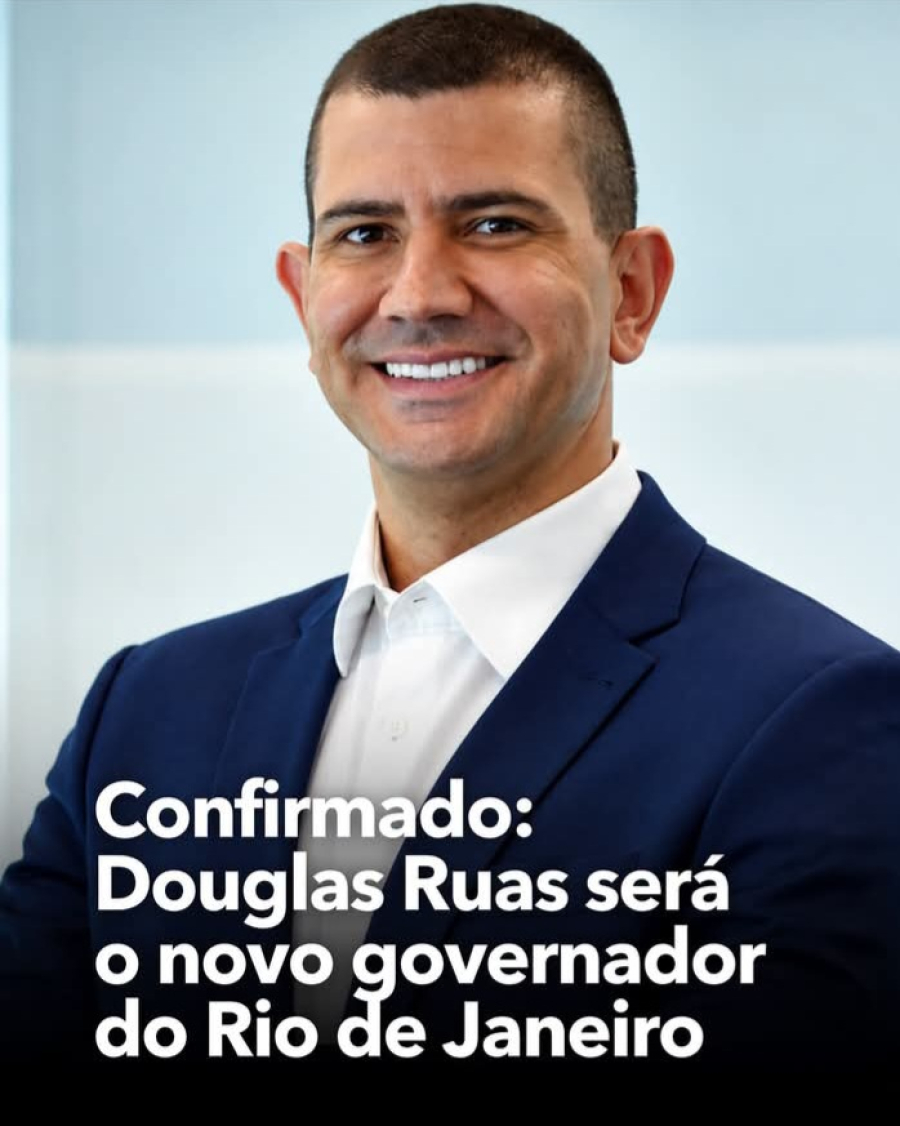 TER-RJ confirma a vitória de Douglas Ruas eleito governador no primeiro turno 